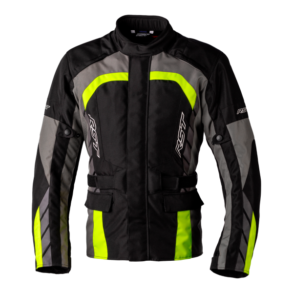 RST RST Alpha 5 CE Mens Textile Jacket Black/Yellow